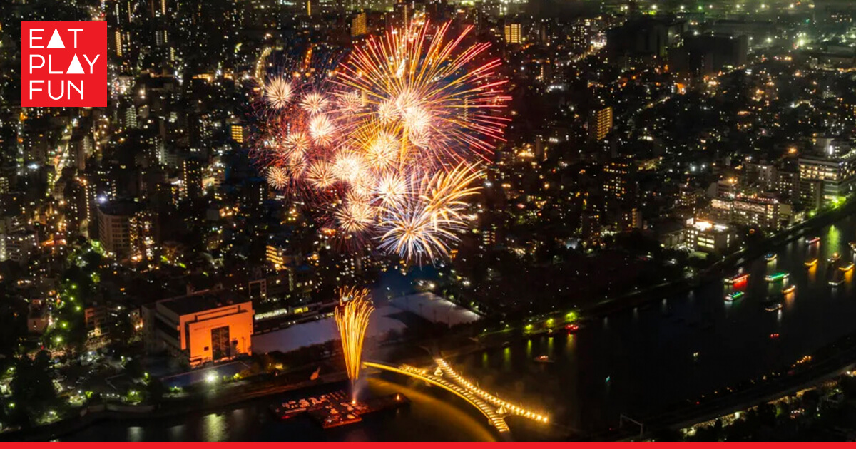 東京晴空塔 震撼花火大會 限定900人高空角度觀賞隅田川花火🎆